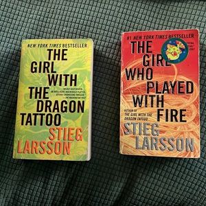 The Girl with the Dragon Tattoo & The Girl Who Played With Fire Stieg Larsson